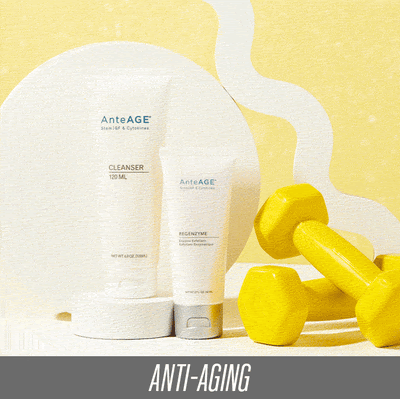 AnteAGE® Skin Fitness Kit | Cleanser, Enzyme, Microchanneling Solution, Stamp, and Cold Roller