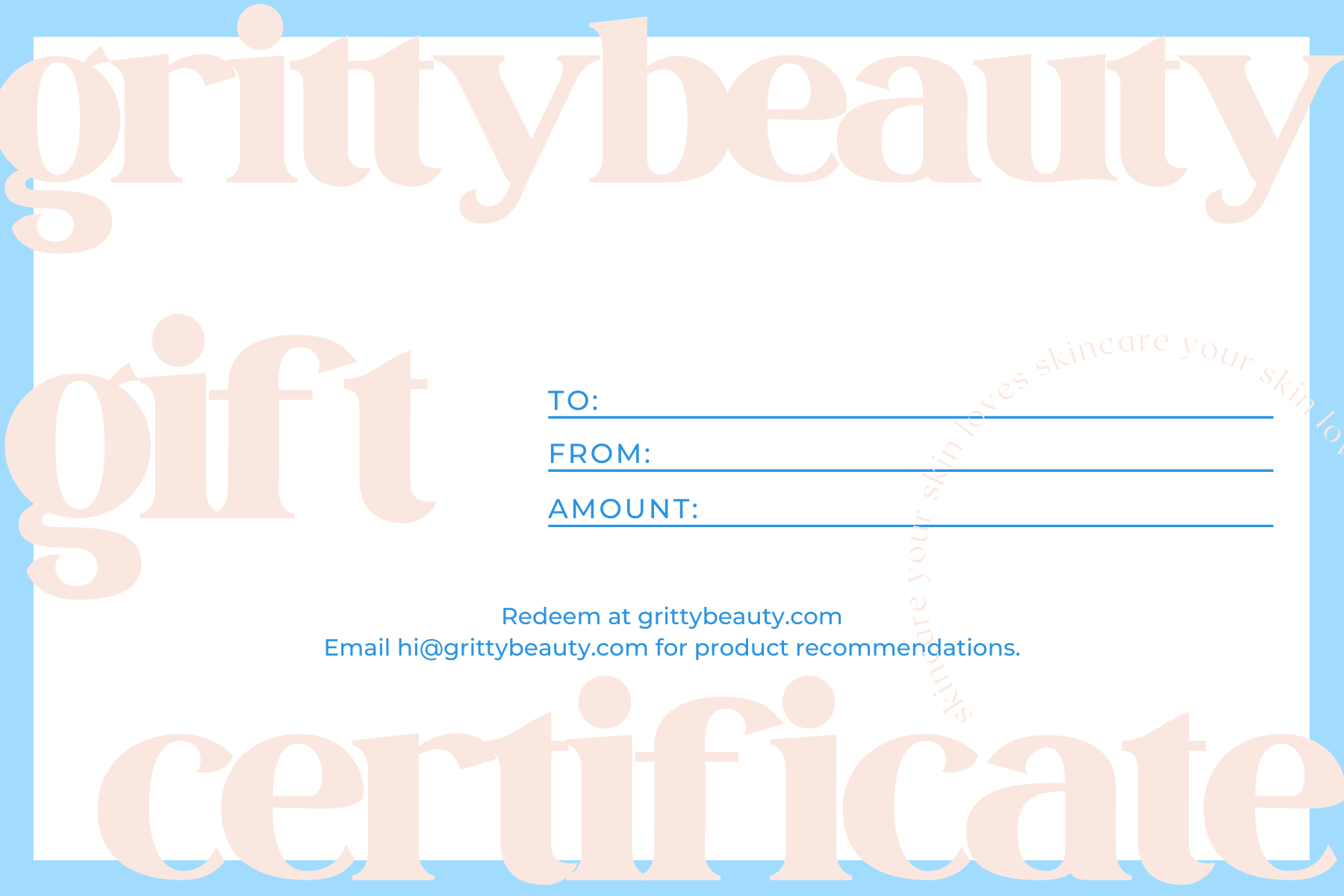 Digital Gift Certificate